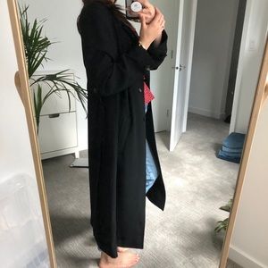 Zara Cool Drapey Jacket midnight/black